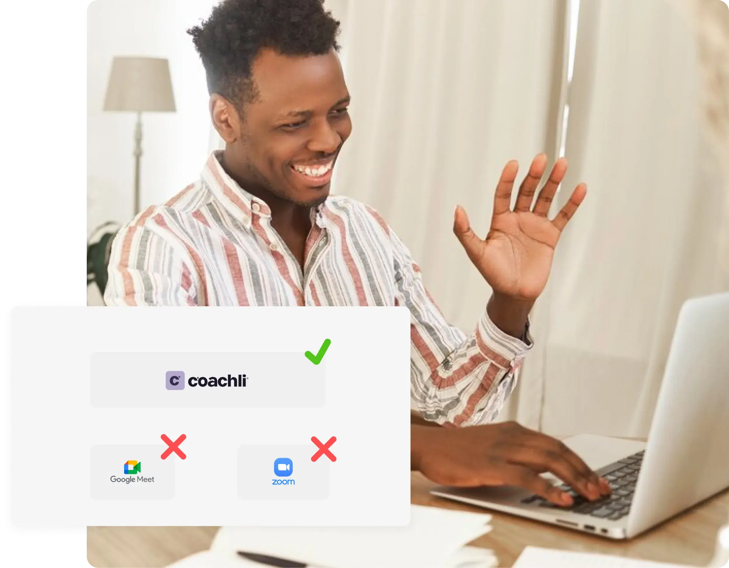 man smiling