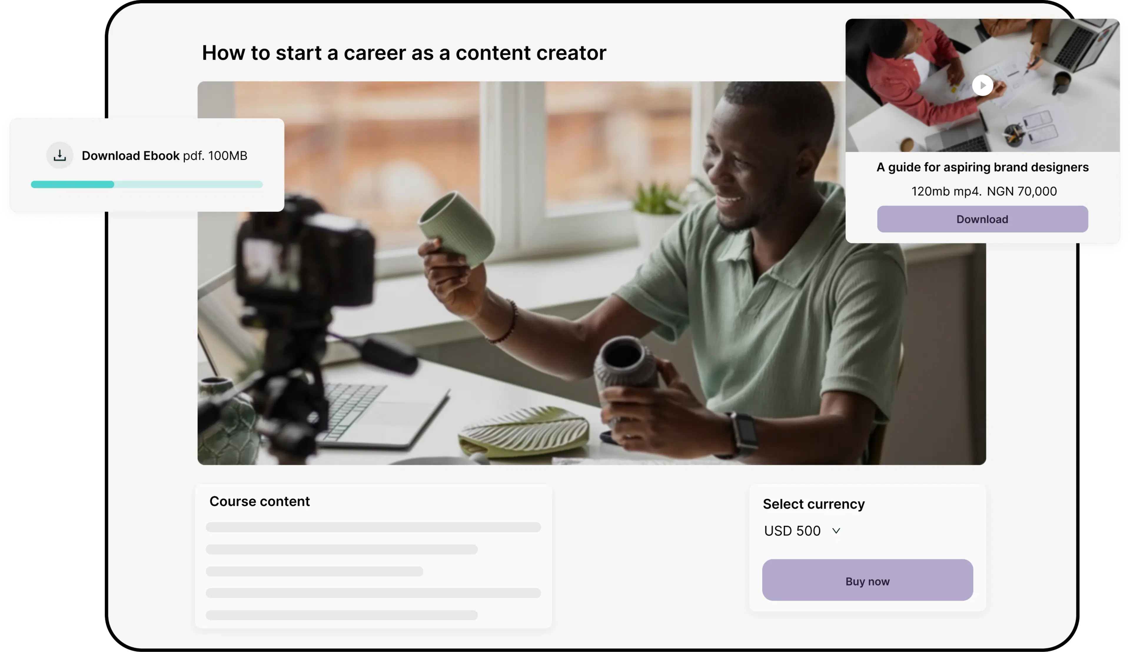 Monetize your knowledge; sell digital products and earn passive income
